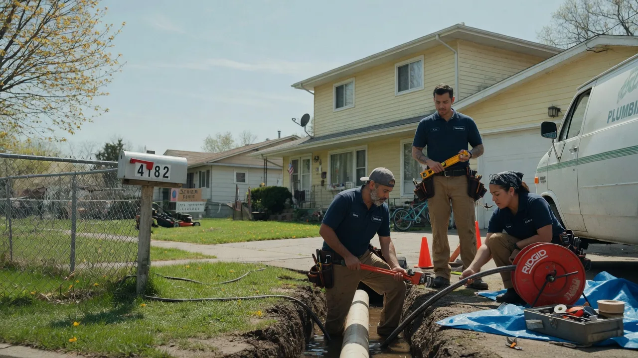 Gas Line Repair in New Auburn, WI near me